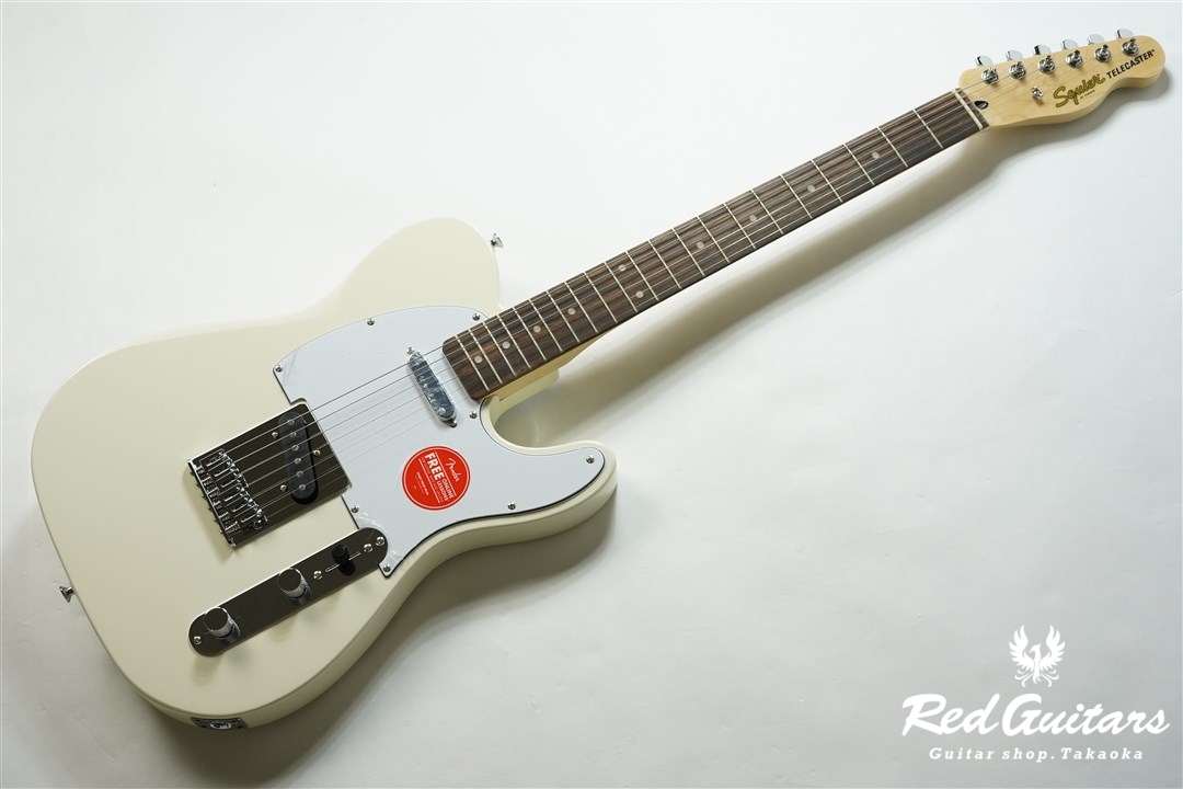 Squier by Fender AFFINITY SERIES TELECASTER -Olympic White | Red 